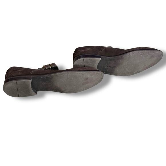 Mens Florsheim Brown Suede Monk Strap Classic Dress Shoes Estimated Size 13 main image 10